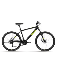 Велосипед AL 24 D Disc 2022 17 черный зеленый Altair