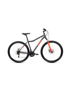 Велосипед MTB HT 2 0 Disk 2022 19 темно серый красный Altair