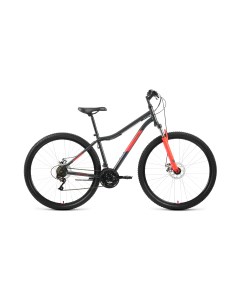 Велосипед MTB HT 2 0 Disk 2022 17 темно серый красный Altair