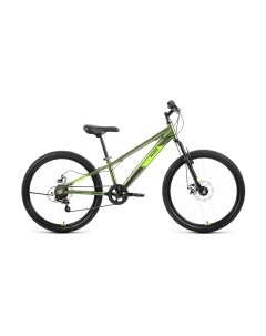 Велосипед 24 FORWARD AL D DISK 7 ск 2022 рама 11 зеленый Altair