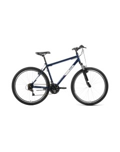 Велосипед MTB HT 1 0 2021 19 темный синий серебристый Altair