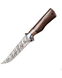 Охотничий нож Сибиряк серый коричневый Мастер к.