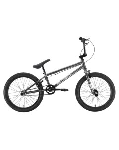 Велосипед Madness BMX 1 2022 9 темно серый серебристый Stark