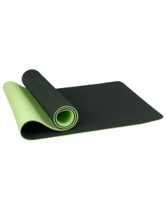 Коврик для йоги двухцветный dark green light green 183 см 8 мм Sangh