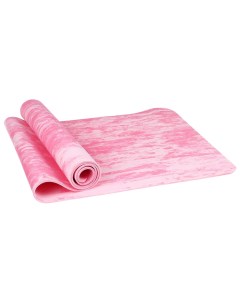 Коврик для йоги волны с рызмытием pink 183 см 6 мм Sangh