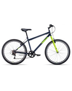 Велосипед MTB HT 1 0 2022 17 темно синий зеленый Altair
