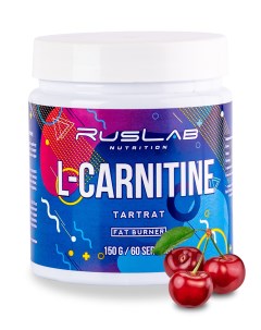 Аминокислота L Carnitine Tartrat 150гр вкус вишня Ruslabnutrition