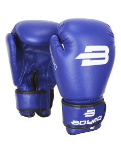 Боксерские перчатки BoyBo Basic синие 14 унций Sima-land