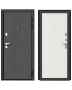 Дверь входная металлическая Премиум Лира 89x205 см правая белый Doorhan