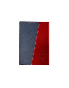 Обложка для паспорта красный синий Пфк цска