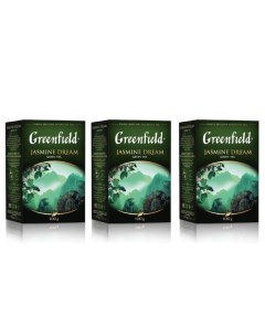 Чай зеленый Jasmine Dream 3 упаковки по 100 г Greenfield