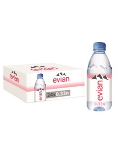 Вода минеральная негазированная Evian