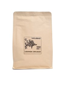 Кофе молотый натуральный Uganda Drugar арабика 250 г Vkusno
