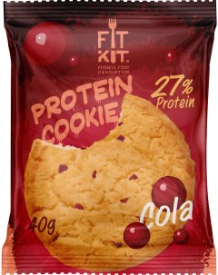 Печенье Protein Cookie 24 40 г 24 шт кола Fit kit