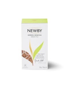 Чай зеленый Зелёная сенча 25 пакетиков Newby