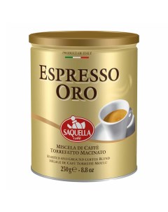 Кофе Bar Italia Espresso Oro молотый 250 г Saquella