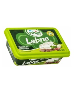 Сыр творожный Labne чеснок зеленый лук 60 180 г Pinar
