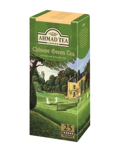 Чай зеленый Chinese Green Tea в пакетиках 1 8 г х 25 шт Ahmad tea