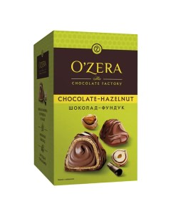 Конфеты вафельные Chocolate Hazelnut с ореховой начинкой 150 г O`zera