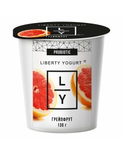 Йогурт грейпфрут 2 9 БЗМЖ 130 г Liberty