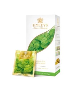 Чай Гармония природы Зеленый с мятой 25 пакетиков по 1 5 гр Hyleys