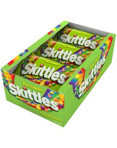 Жевательные драже в сахарной глазуре Кисломикс Шоубокс 12 шт 38 гр Skittles