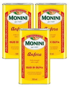 Масло оливковое i Анфора 0 5 л х 3 шт Monin