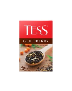 Чай черный листовой Goldberry 100 г Tess
