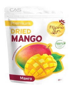 Манго сушеное 80 г Filipino sun