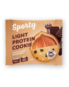 Печенье Protein неглазированное шоколад фундук 40 г Sporty