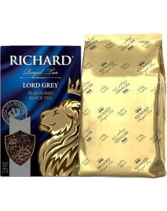 Чай черный Lord Grey с бергамотом 90 г 2 упаковки Richard