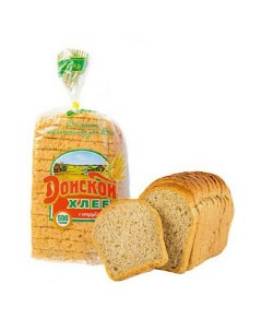 Хлеб Донской кирпич нарезанный 670 г Яхромахлеб