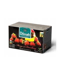 Чай черный fun с ароматом манго в пакетиках 1 5 г х 20 шт Dilmah