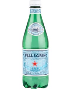 Вода минеральная S Pellegrino газированная пластик 0 5 л S. pellegrino