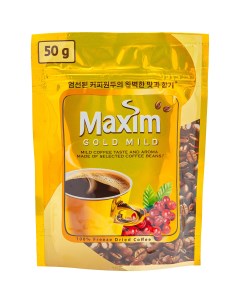 Кофе Gold Mild растворимый сублимированный 50 г Maxim