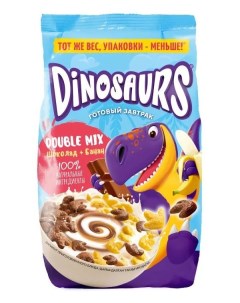 Сухой завтрак шоколадно банановый микс 200 г Kellogg’s dinosaurs