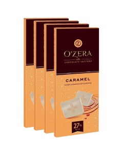 Шоколад Ozera Сaramel белый карамельный 90 г х 4 шт O zera