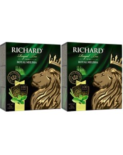 Чай зеленый Royal Melissa 2 уп х100 пакетиков Richard