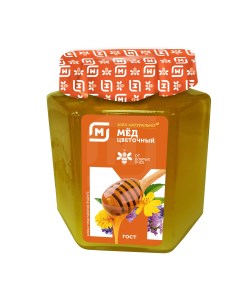 Мед натуральный цветочный разнотравье 350 г Иванова пасека