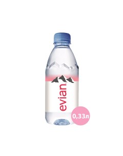 Вода минеральная негазированная столовая пластик 0 335 л Evian
