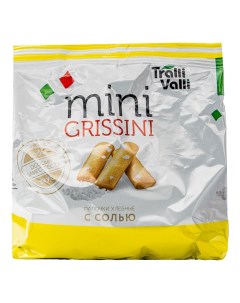 Хлебные палочки Mini Grissini с солью 150 г Tralli valli