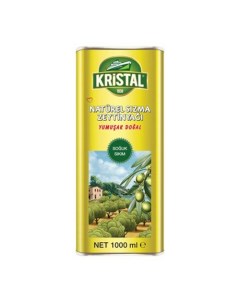 Масло оливковое Extra Virgin нерафинированное первого холодного отжима 1 л Kristal
