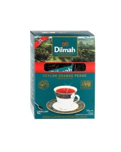 Чай черный со вкусом бергамота и ванили листовой 100 г Dilmah