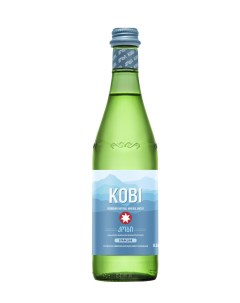 Вода минеральная газированная 500 мл Kobi