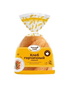 Хлеб формовой горчичный в нарезке половинка 200 г Русский хлеб