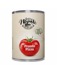 Томаты Pronto Pizza для соуса очищенные 4 05 кг Antica napoli