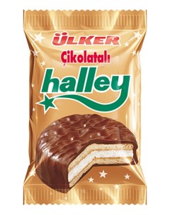 Печенье Halley кокосовое с маршмеллоу в шоколаде 30 г Ulker
