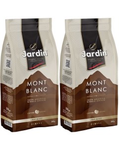 Кофе в зернах Mont Blanc 100 арабика 250 г х 2 шт Jardin