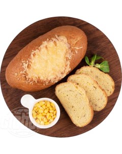 Хлеб серый Кукурузный сыр 350 г Nobrand