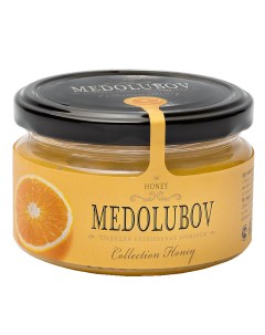 Крем мед с апельсином Медолюбо 250 мл Medolubov